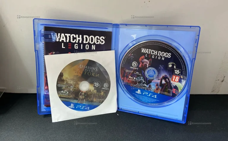 PS4. Диск PS4 Watch Dogs Legion + Assassin’s