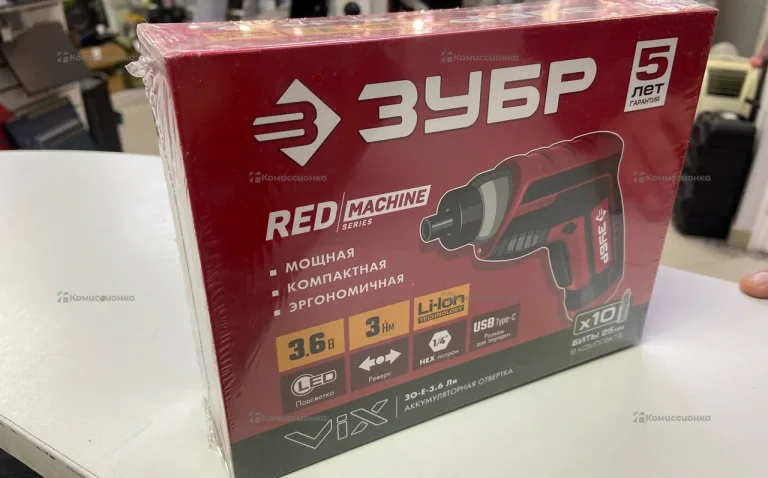 Электроотвертка Зубр 30-Е-3.6 Ли