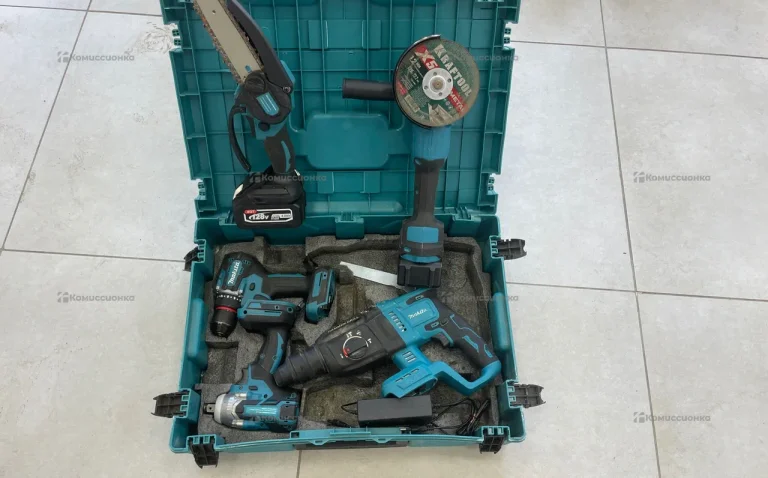 набор инструментов Гайковерт, шуруповерт, мини пил