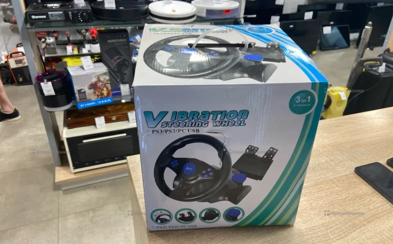 Руль и педали Vibration wheel