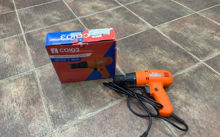 электрическая дрель-шуруповерт дус-2142