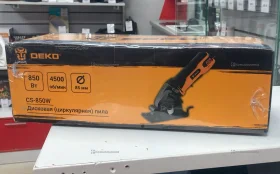 Купить Пила циркулярная сетевая Deko CS-850W, 850 Вт, 85 б/у , в Рязань Цена:3900рублей