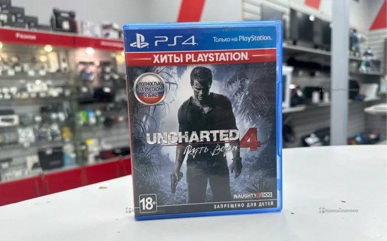 Диск ps4 uncharted 4