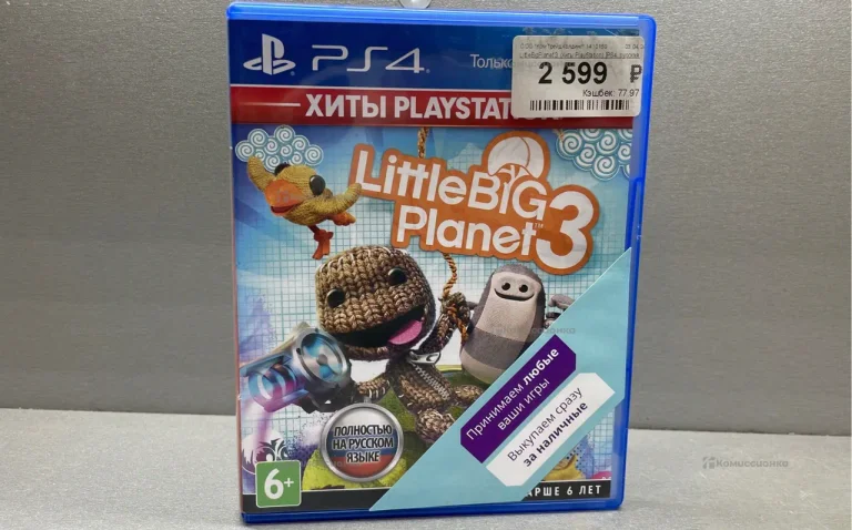 PS4. Диск Little Big Planet 3