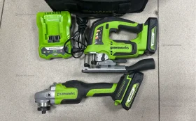 Купить Лобзик Greenworks 24V+ УШМ Greenworks 24V б/у , в Москва и область Цена:9900рублей