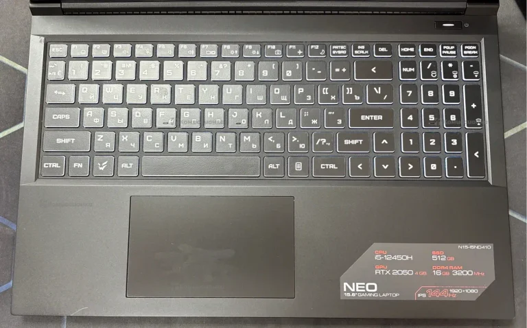 Ноутбук  Ardor Gaming RTX 2050