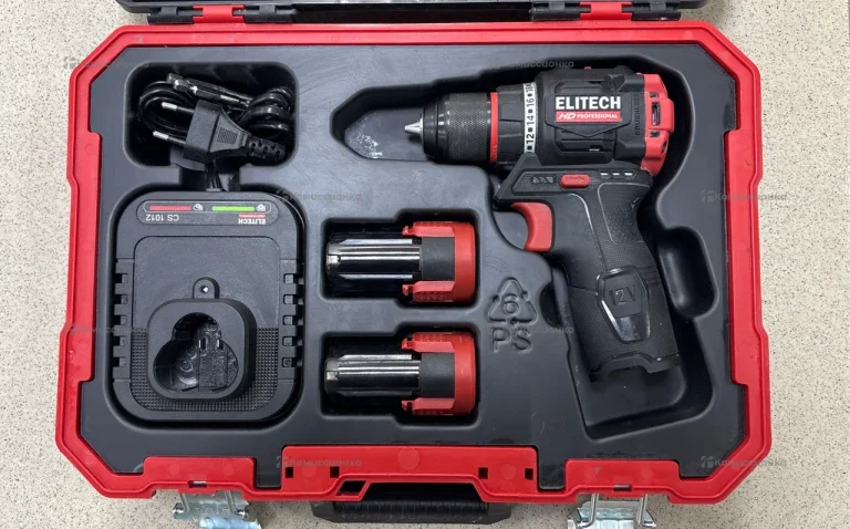 Дрель-шуруповерт аккумуляторная Elitech CD 12L2