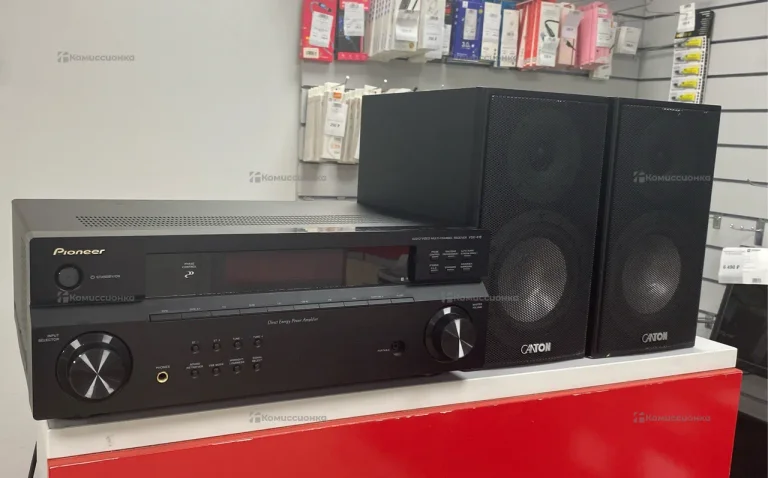 Колонка  canton gle402+ рессивер pioner vsx-418