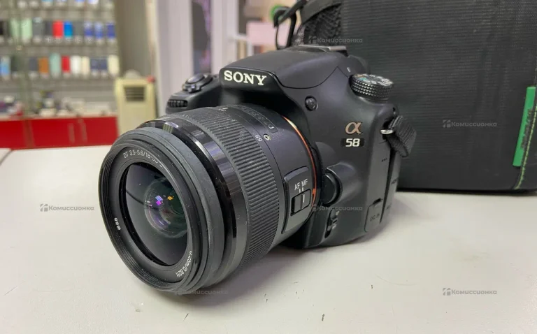 Фотоаппарат Sony SLT-A58 и объектив Sony SAL18552