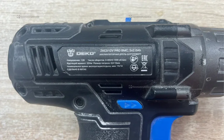 Аккумуляторная дрель шуруповерт Deco zkcd12v pro