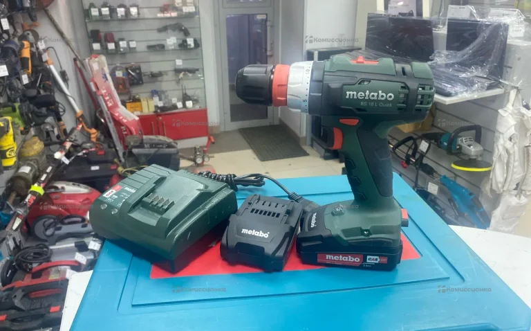 Аккумуляторный дрель шуроповерт Metabo Bs 18 L