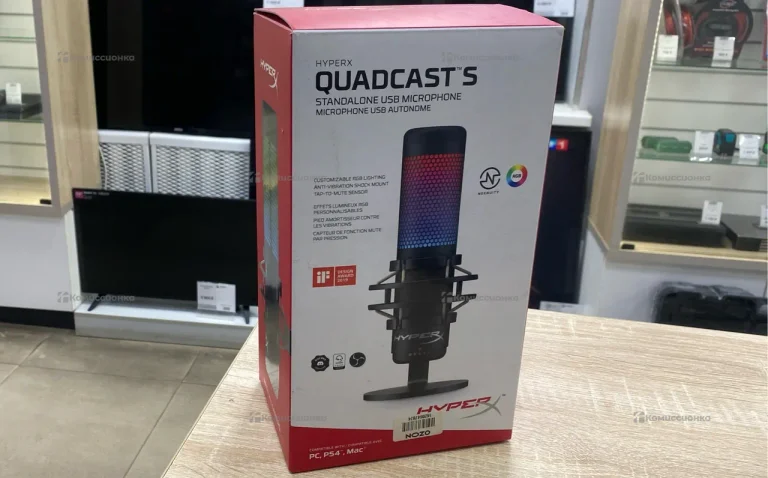 Микрофон hyperx quadcast s