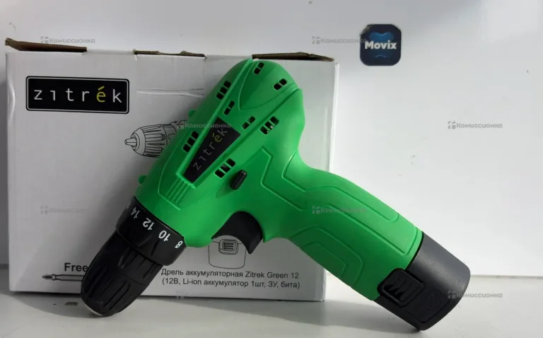 Дрель шуруповерт Zitrek Green 12-Li-ion