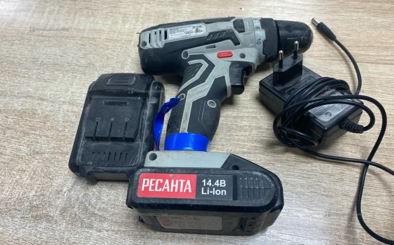 Аккумуляторный шуруповерт РЕСАНТА ДА-14,4-2ЛК