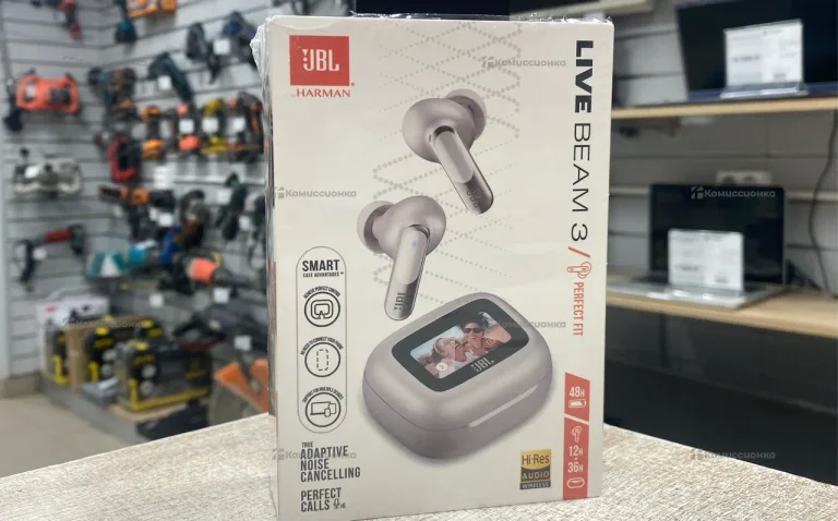 Наушники  с экраном серые