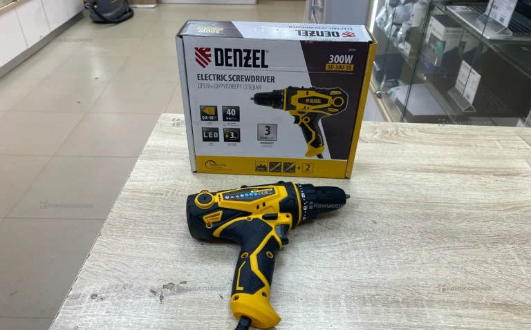 Дрель-шуруповерт Denzel SD-300-10