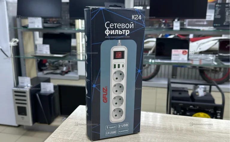 Сетевой фильтр gfuzf k24 4 розетки