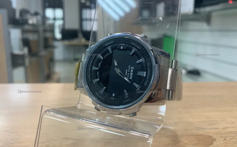 Часы Casio AMW-880 silver (Реплика)