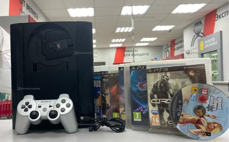 приставка SonyPlaystation 3 FAT 465Gb  прошитая
