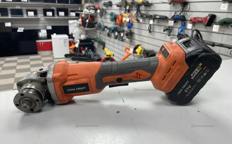 аккумуляторная Man Craft ушм 125 21V