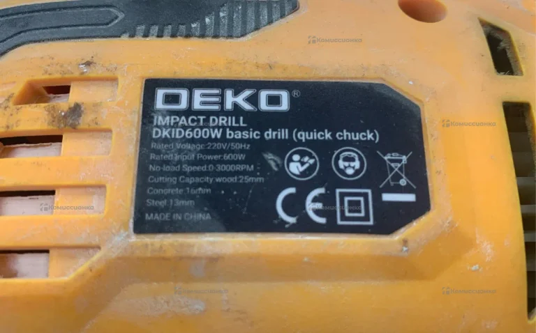 Дрель ударная DEKO DKID600W