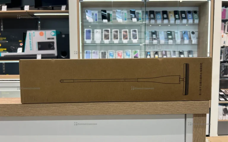 Швабра с автоотжимом Xiaomi Blue Fish Squeezing Water Sponge Mop PU03A (белая)