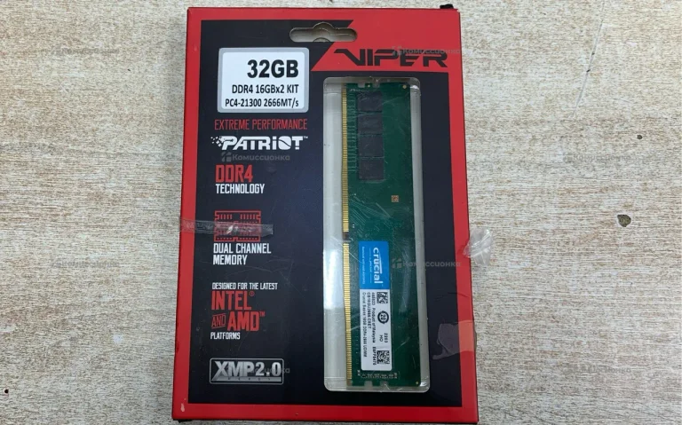 Оперативная память Ddr4 32 gb (2 по 16)