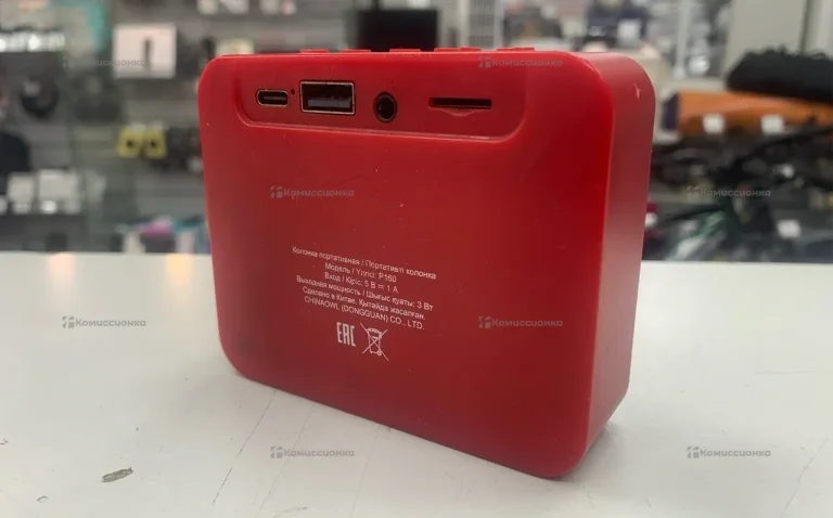 Колонка красная