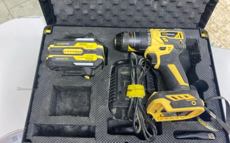 Шуруповерт hanskonner hcd2065blc