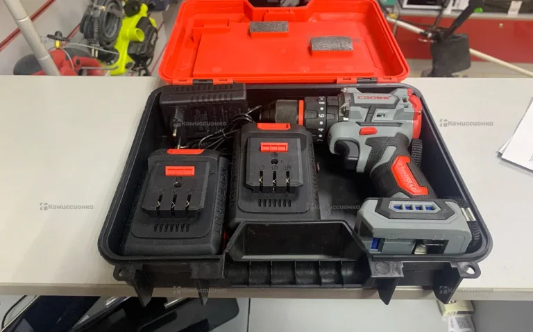 48v шуруповерт crown