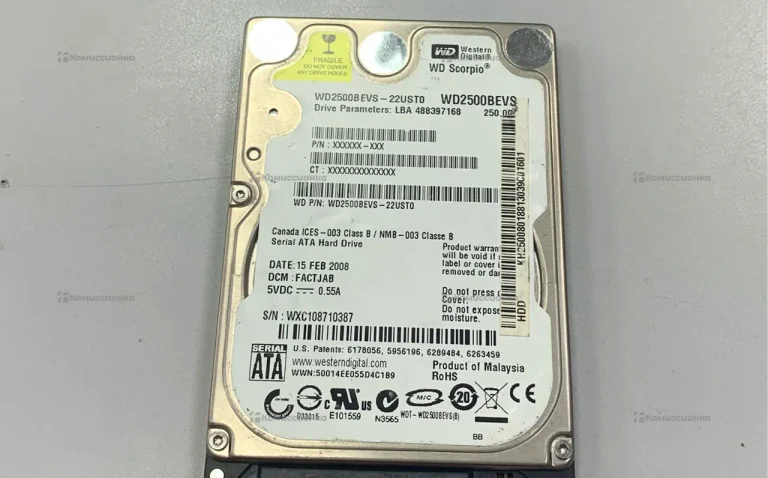 Жесткий диск WD Scorpio