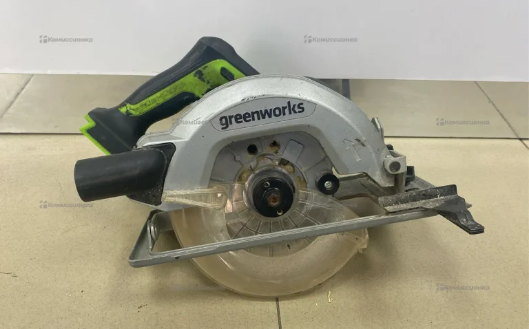 циркулярная пила аккумуляторная Greenworks