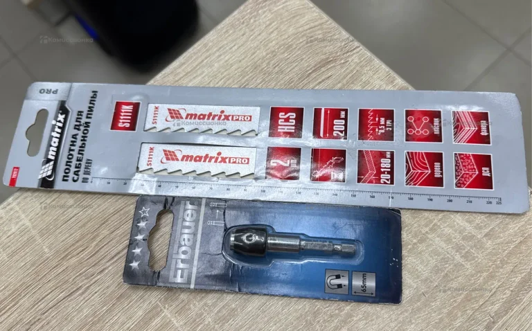 Полотна для пилы + насадка Erbauer для Шурупорверт