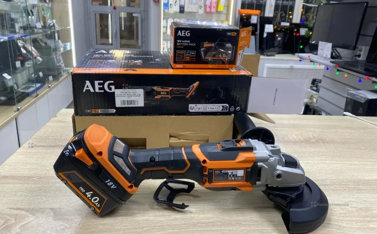 Аккумуляторная угловая шлифмашина BEWS18-125BL-0