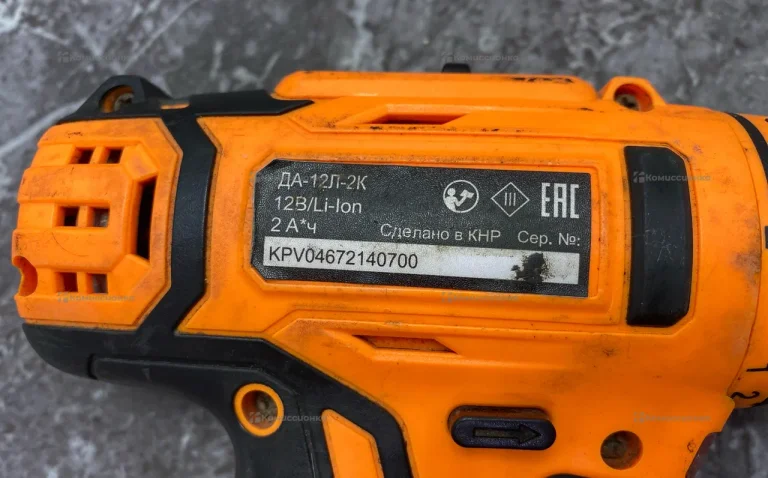 Дрель-шуруповерт ВИХРЬ ДА-12Л-2К