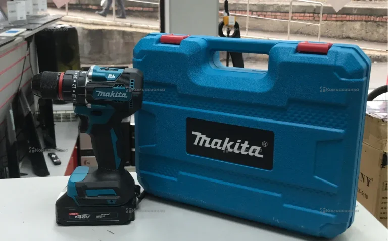 Аккумуляторная бесщеточная дрель-шуруповерт Makita