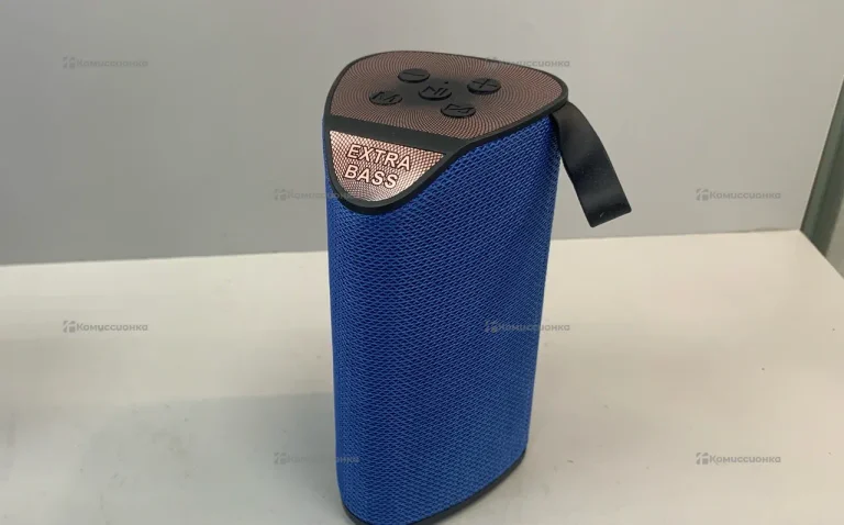 Колонка  портативная (новый год синяя)