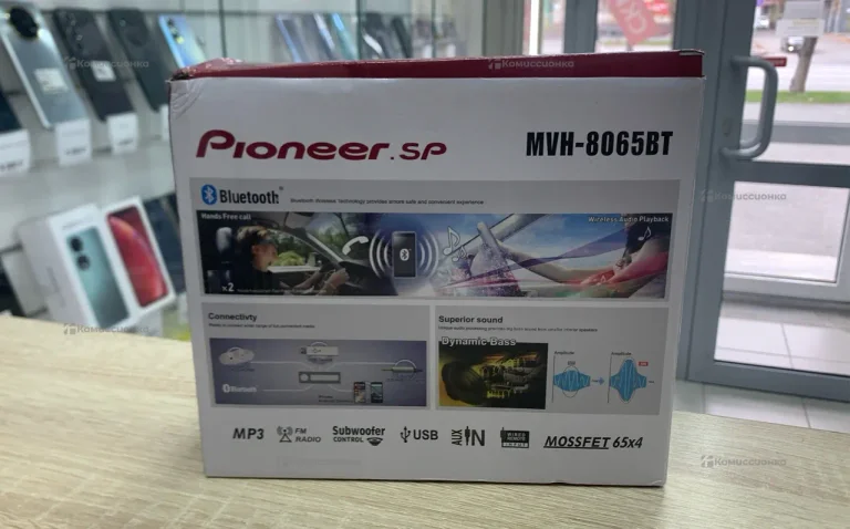 Автомагнитола  pioneer MVH-8065BT