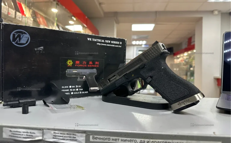 ПИСТОЛЕТ ПНЕВМ WE-G001WET-7 GLOCK-17 G-FORCE МЕТА