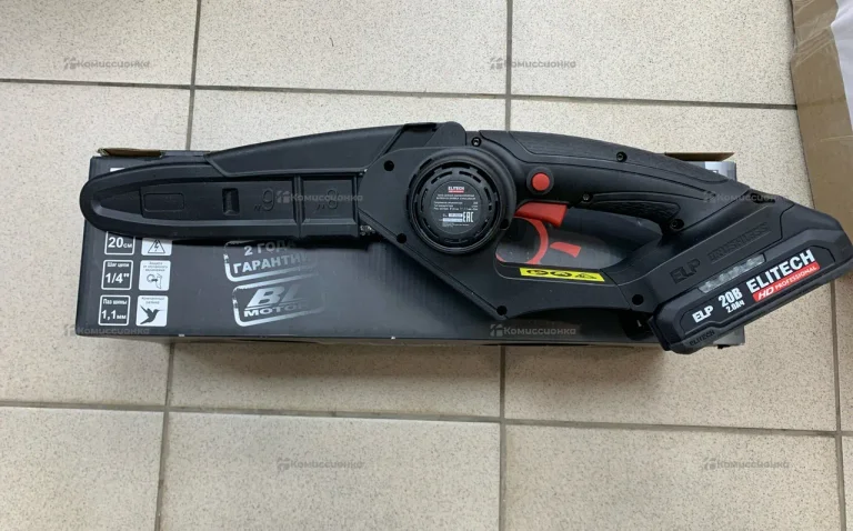 Пила цепная аккумуляторная Elitech CS 2008BLK
