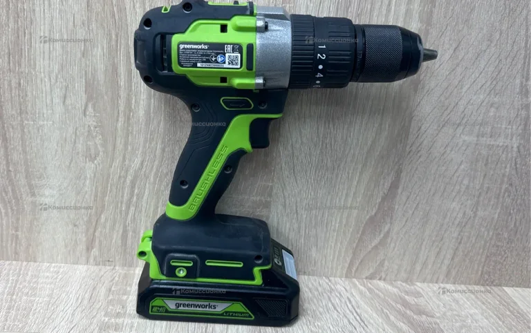 Дрель-шуруповерт greenworks 3704107UA