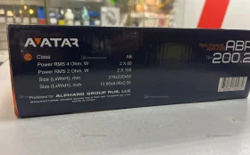 Купить Усилитель Avatar ABR 200.2 б/у , в Санкт-Петербург Цена:2900рублей