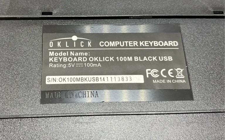 Клавиатура  Oklick 100M