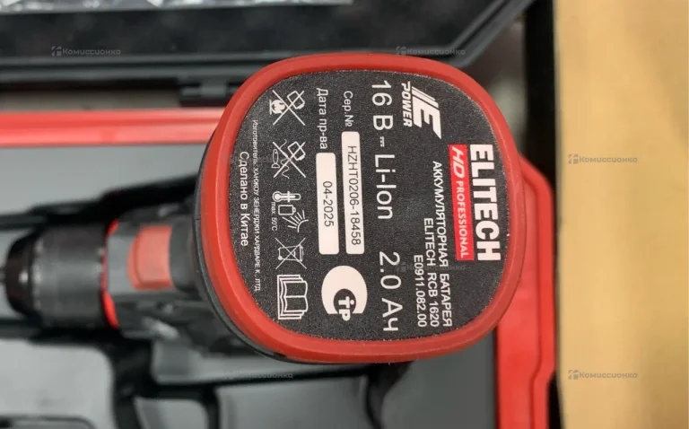 Дрель шуруповерт аккумуляторная ELITECH CD 16l2