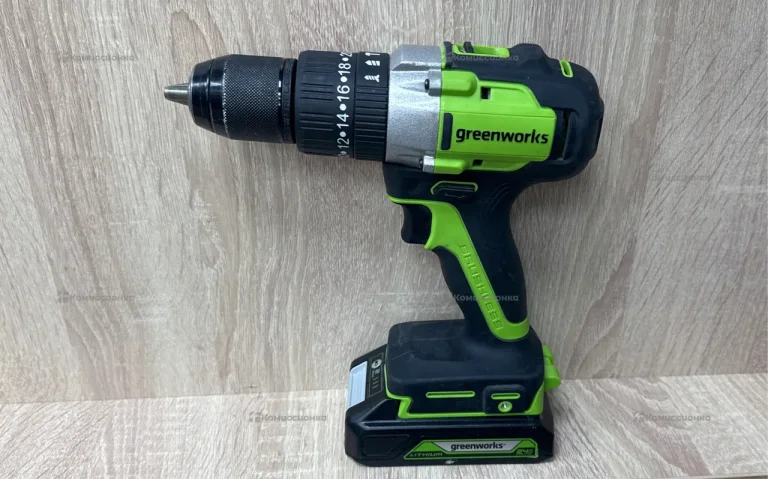 Дрель-шуруповерт greenworks 3704107UA