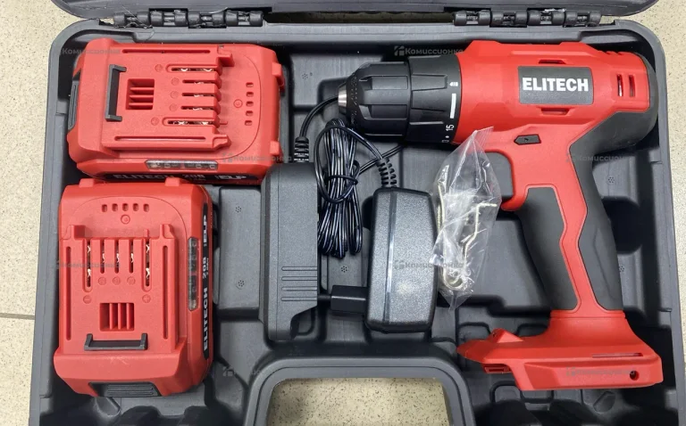 Дрель-шуруповерт ELITECH ДА 20-2СЛ