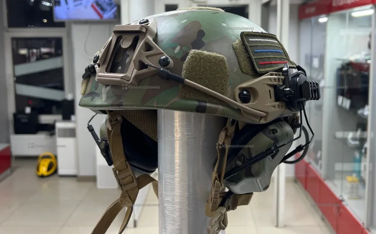 Каска военная Air Frame Бр2 + наушники