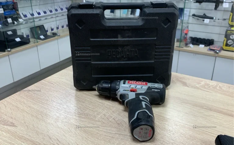 Аккумуляторная дрель-шуруповерт РЕСАНТА ДА-12-2ЛК