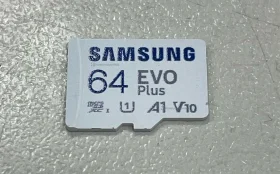 Карта памяти Samsung EVO Plus microSDXC 64 ГБ