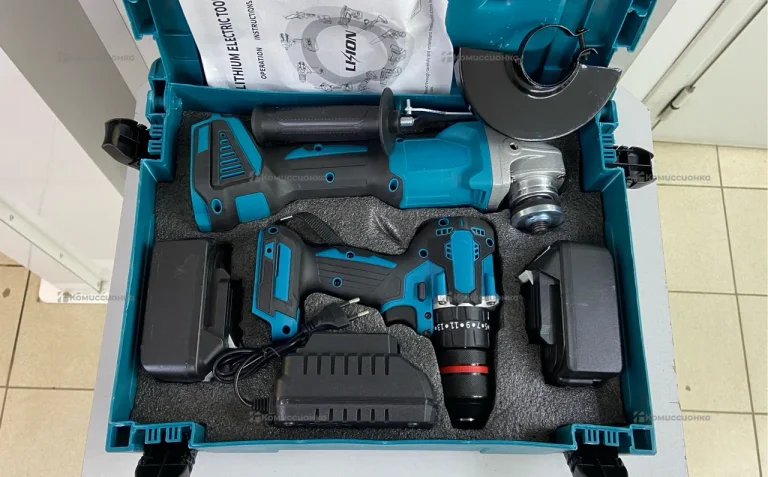 Набор 2в1 УШМ АКБ+Шуруповерт Makita
